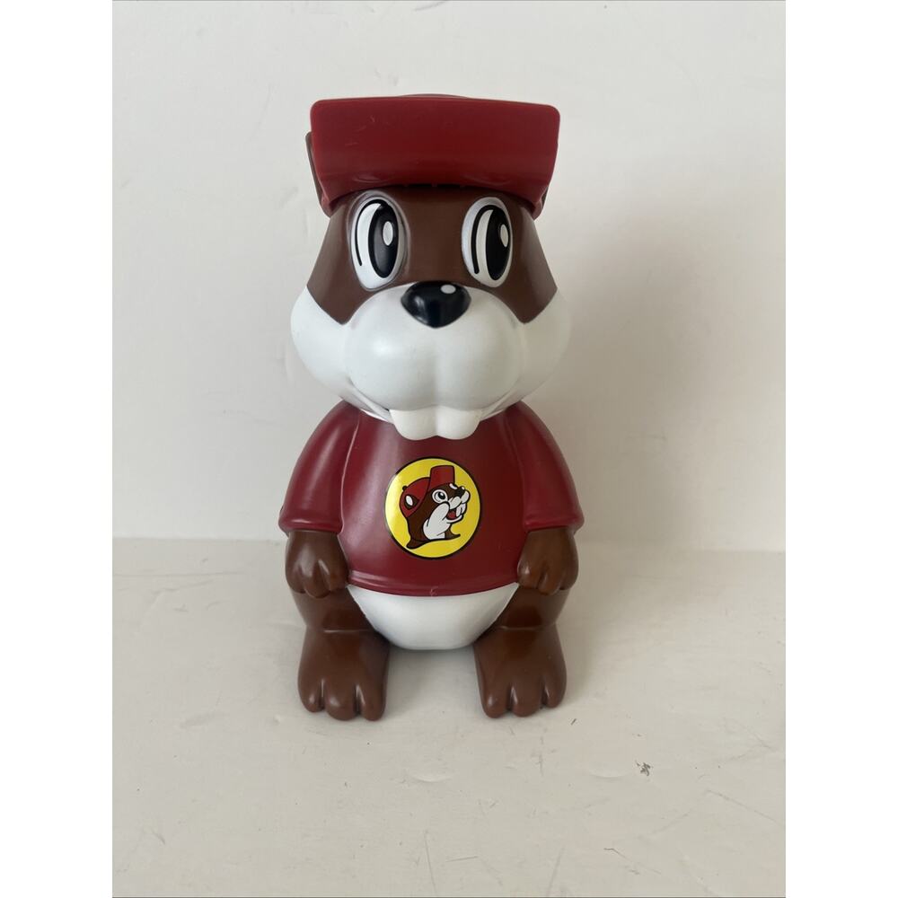Whirley Buc-ee’s Bucees Beaver Mascot Plastic Souvenir Travel Mug